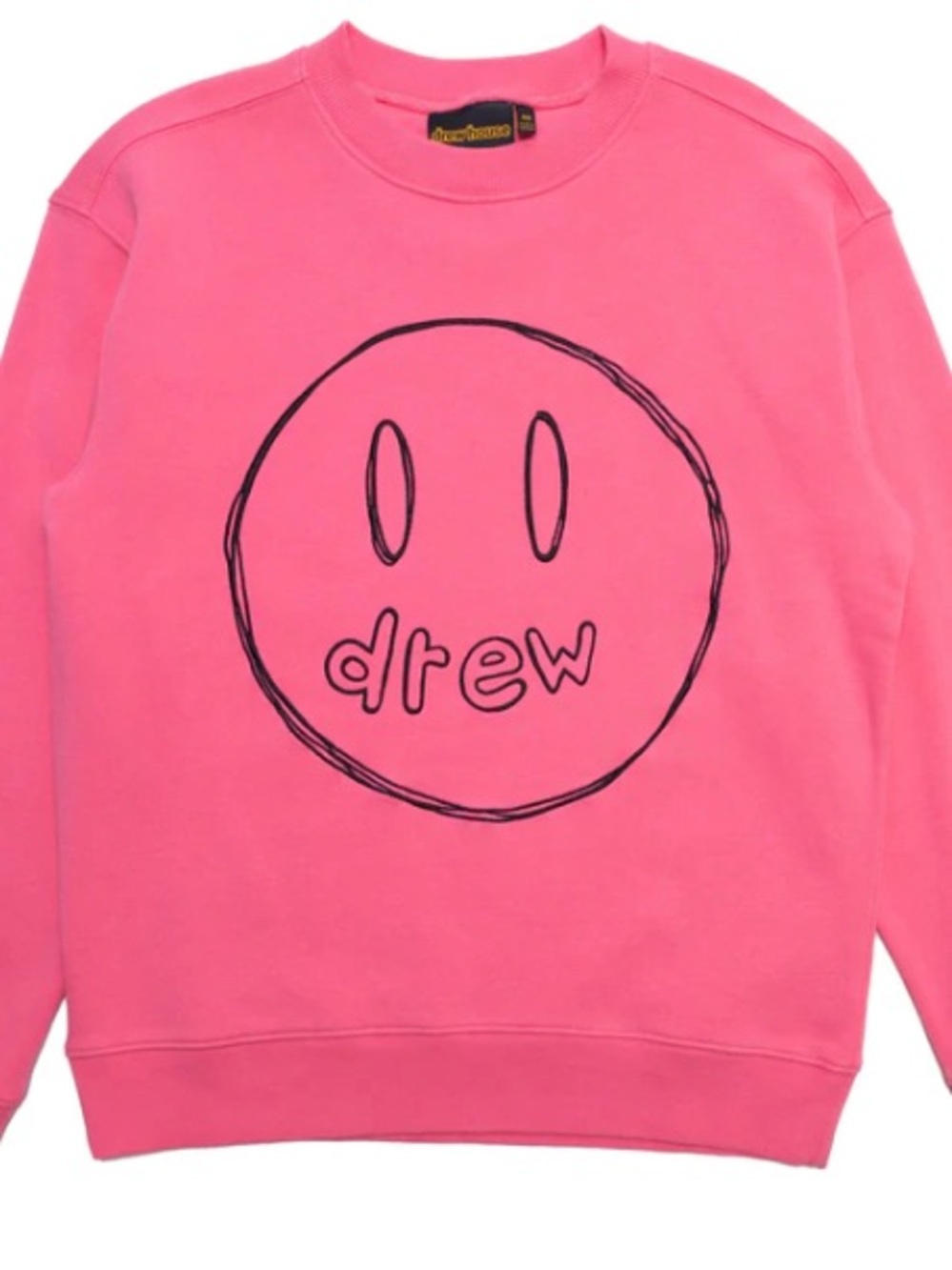 NWT Drew House Sketch Mascot Crewneck Hot Pink Size XL